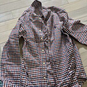 Polo Ralph Lauren Boys Youth Oxford Plaid Button Down Shirt 16